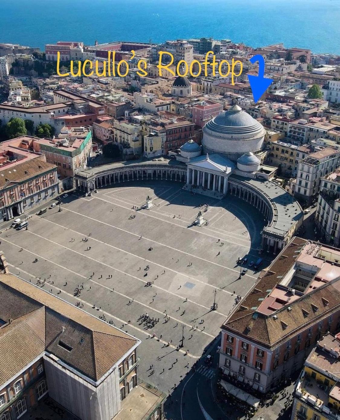 Lucullo'S Rooftop Napoli Exterior foto